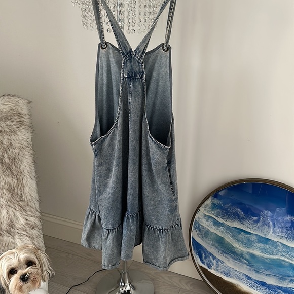 Denim romper dress - Picture 4 of 5